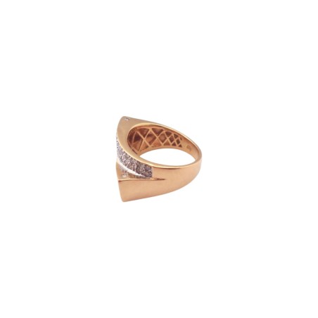 BAGUE DIAMANTS EN OR 18K