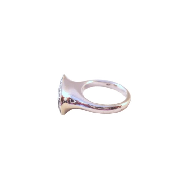 BAGUE EN OR 18K AIGUE MARINE ET DIAMANTS