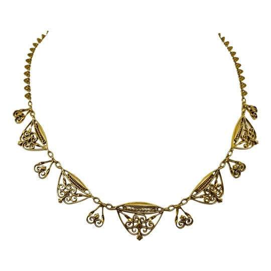 collier fleurs de lys