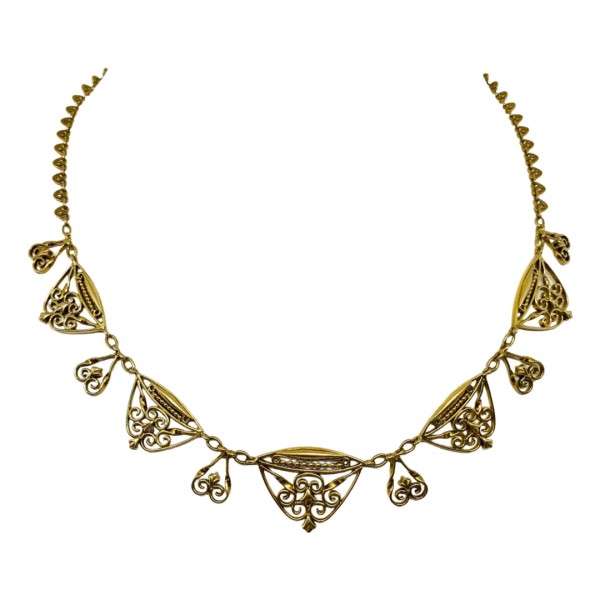 collier fleurs de lys