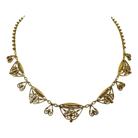 collier fleurs de lys