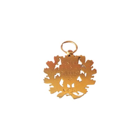 PENDENTIF ÉCUSSON GRAND PRIX CYCLISTE PARIS EN OR 18K