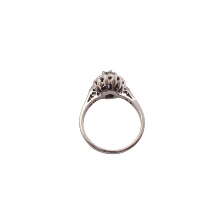 BAGUE RONDE DIAMANTS EN OR 18K