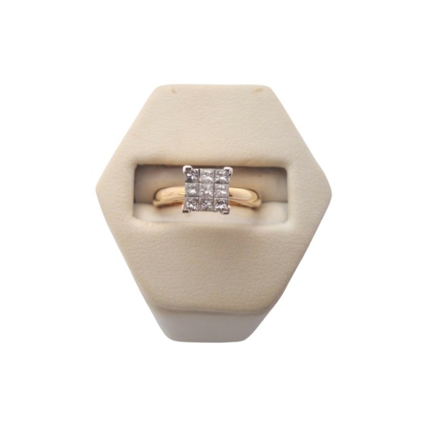 BAGUE DIAMANTS EN OR 18K