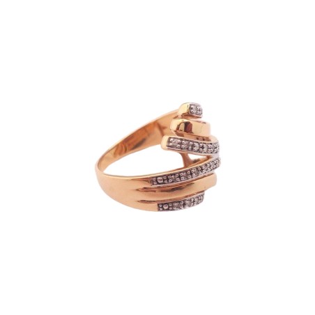 BAGUE DIAMANTS EN OR 18K