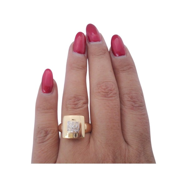 BAGUE DIAMANTS EN OR 18K