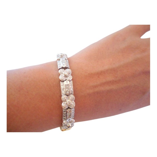 BRACELET DIAMANTS EN OR 18K