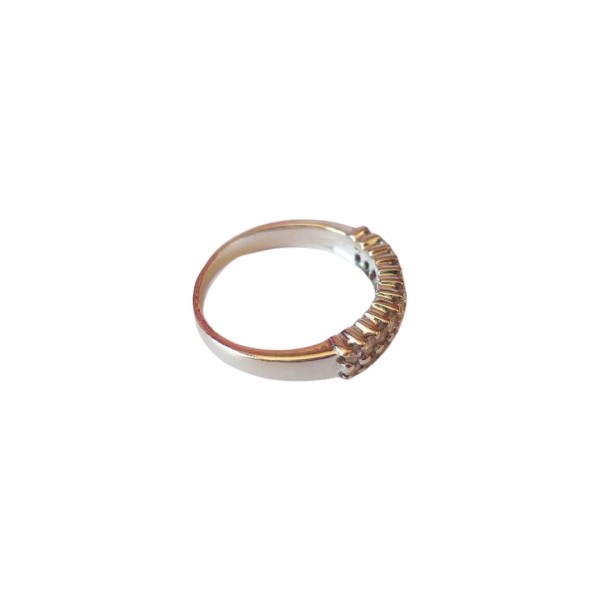 BAGUE JARRETIERE DIAMANTS EN OR 18K