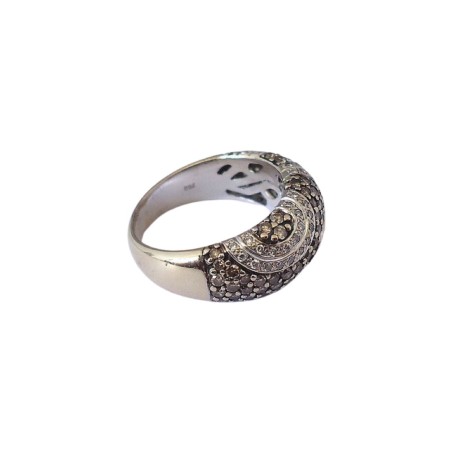 MAGNIFIQUE BAGUE DIAMANTS EN OR 18K