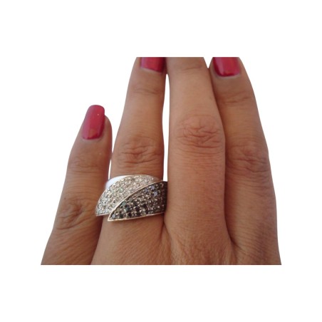 BAGUE DIAMANTS EN OR 18K