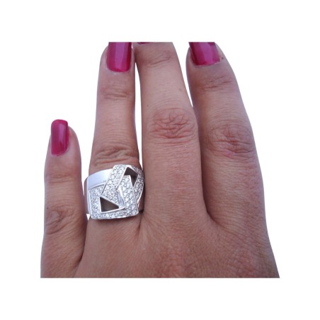 BAGUE EN OR 18K DIAMANTS