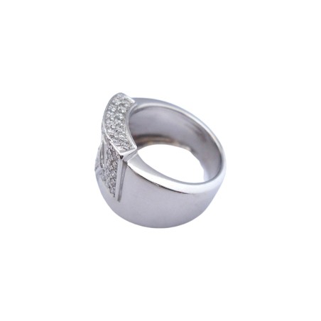 BAGUE EN OR 18K DIAMANTS