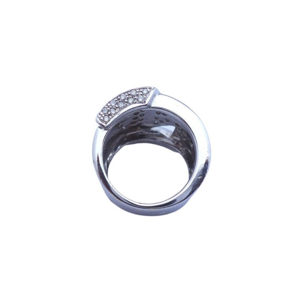 BAGUE EN OR 18K DIAMANTS