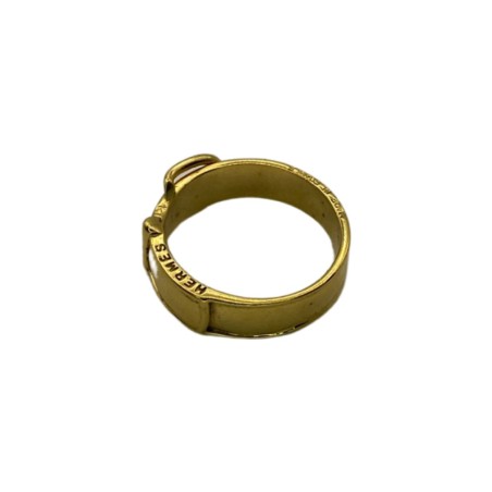 BELLE BAGUE CEINTURE EN PLAQUE OR SIGNEE HERMES