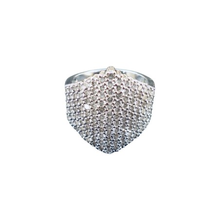 BAGUE LOSANGE DIAMANTS en or 18k