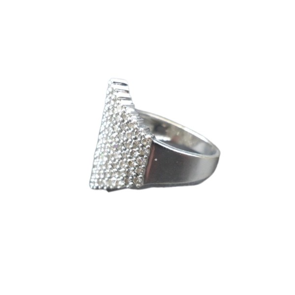 BAGUE LOSANGE DIAMANTS en or 18k