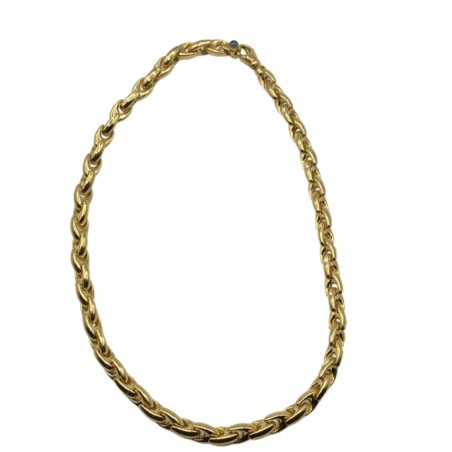 COLLIER MAILLONS DOUBLE ÉPIS EN OR 18K