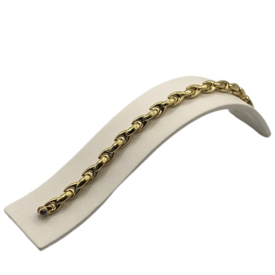 bracelet or 18 carats double épis saphirs Bijoux AGR