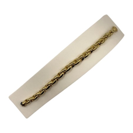 bracelet or jaune saphir