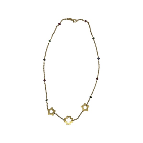 COLLIER À MOTIFS EN OR 18K