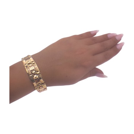 BRACELET TANK ANNÉES 40 EN OR 18K