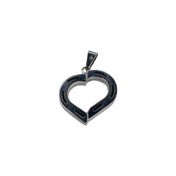 PENDENTIF COEUR DIAMANTS EN OR 18K