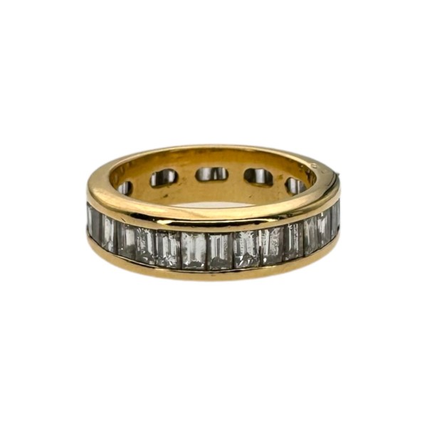 ALLIANCE DIAMANTS BAGUETTES POUR 2,80CT EN OR 18K