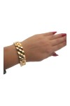 BRACELET TANK ANNÉES 40 EN OR JAUNE 18K