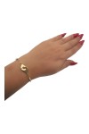 BRACELET MENOTTES EN OR 18K