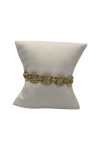 BRACELET MAILLONS RECTANGULAIRES DIAMANTS EN OR 18K