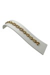 BRACELET MAILLONS RECTANGULAIRES DIAMANTS EN OR 18K