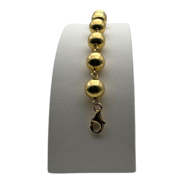 BRACELET BOULES EN OR JAUNE 18K