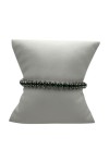 BRACELET LIGNE ÉMERAUDES ET DIAMANTS EN OR 18K