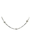 COLLIER BATONNETS PERLES DE CULTURE EN OR 18K