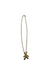 CHOPARD HAPPY DIAMONDS PENDENTIF OURSON DIAMANT ET SA CHAÎNE EN OR 18K