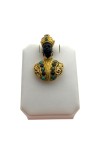 G. NARDI : CLIP DE REVERS BUSTE DE MAURE EN ONYX EN OR 18K
