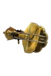 G. NARDI : CLIP DE REVERS BUSTE DE MAURE EN ONYX EN OR 18K