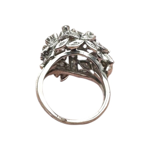 BAGUE DÔME DIAMANTS EN OR 18K
