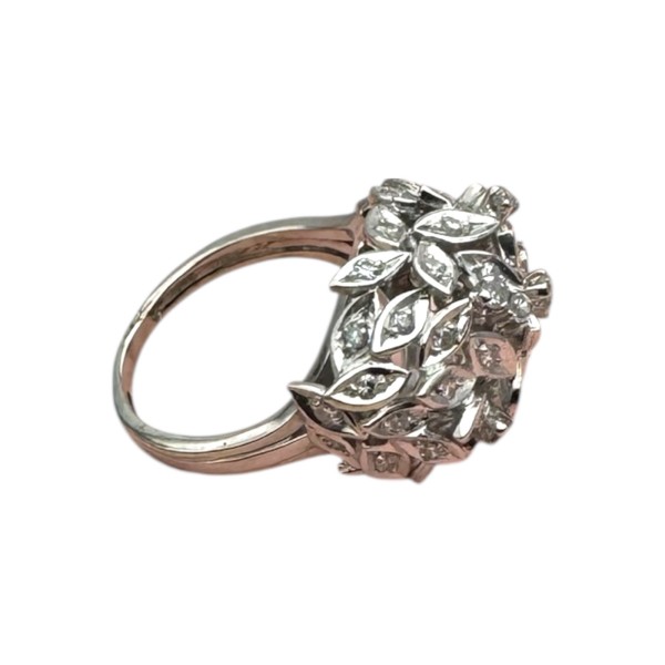 BAGUE DÔME DIAMANTS EN OR 18K