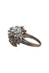 BAGUE DÔME DIAMANTS EN OR 18K