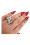BAGUE DÔME DIAMANTS EN OR 18K