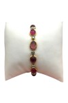 BRACELET CABOCHONS DE TOURMALINE ET DIAMANTS EN OR 18K