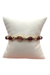 BRACELET CABOCHONS DE TOURMALINE ET DIAMANTS EN OR 18K
