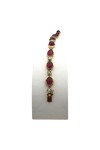BRACELET CABOCHONS DE TOURMALINE ET DIAMANTS EN OR 18K