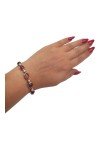 BRACELET CABOCHONS DE TOURMALINE ET DIAMANTS EN OR 18K
