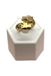 BAGUE PANTHERES SAPHIRS ET DIAMANTS EN OR 18K