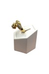 BAGUE PANTHERES SAPHIRS ET DIAMANTS EN OR 18K