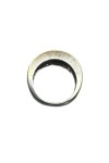 BAGUE ANNEAU PLAT DIAMANTS EN OR 18K