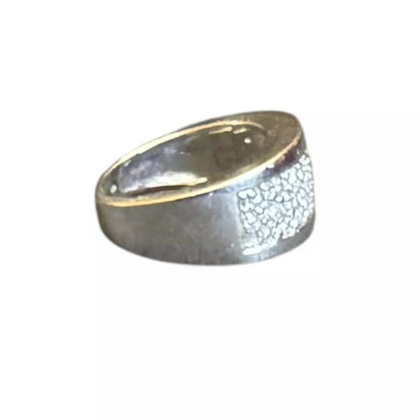 BAGUE ANNEAU PLAT DIAMANTS EN OR 18K