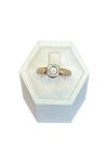 BAGUE STYLE SOLITAIRE DIAMANTS EN OR 18K